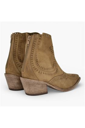 Texano donna Curiositè in camoscio colore marrone. CURIOSITE' | 2926-409 MARRONE